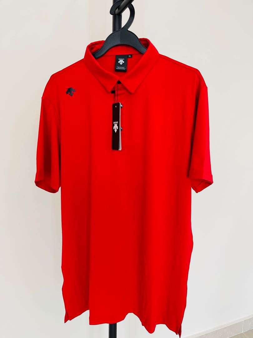 Descente golf sales polo shirt