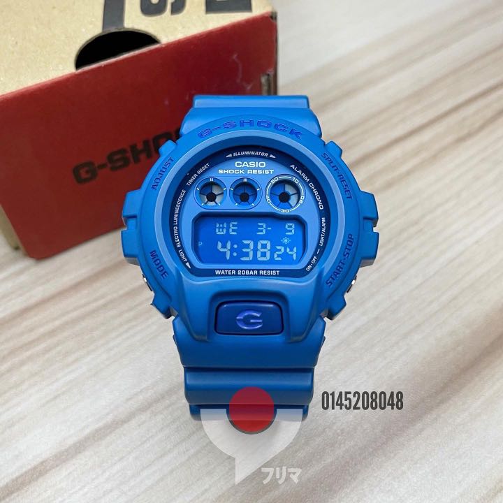 G Shock Dw 6900mm 2 Smurf Mens Fashion Watches And Accessories Watches On Carousell