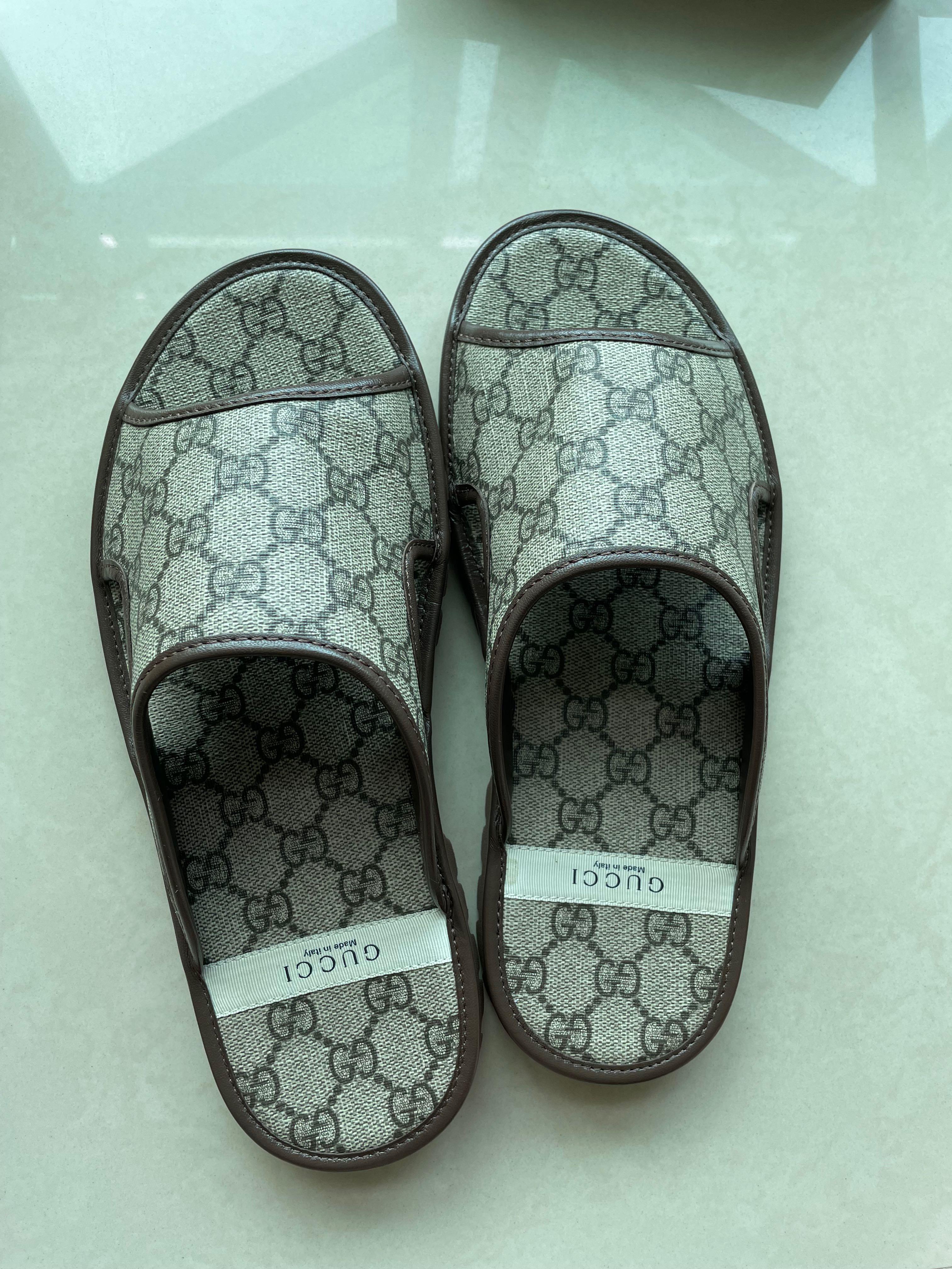 Gucci Men s GG Supreme Slide Sandal