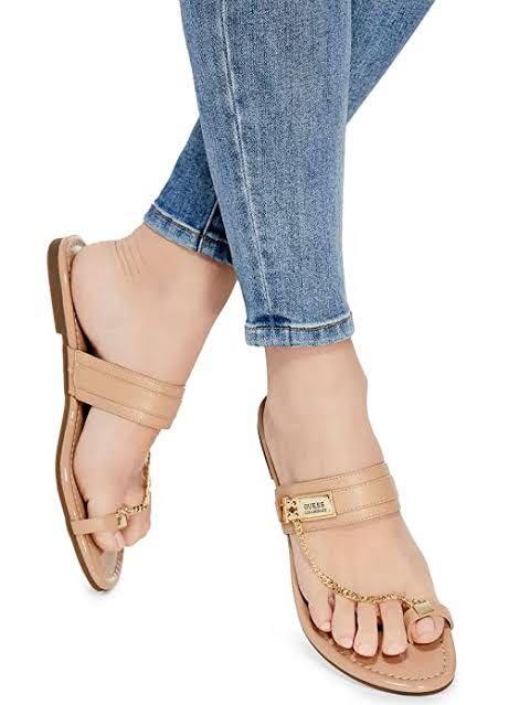 Guess sandals with chain top