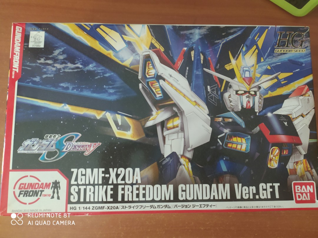 Gundam ZGMF-X20A STRIKE FREEDOM, Hobbies & Toys, Toys & Games on Carousell