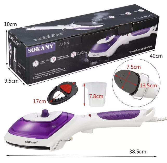 Handheld portable garments steamer, TV & Home Appliances, Irons