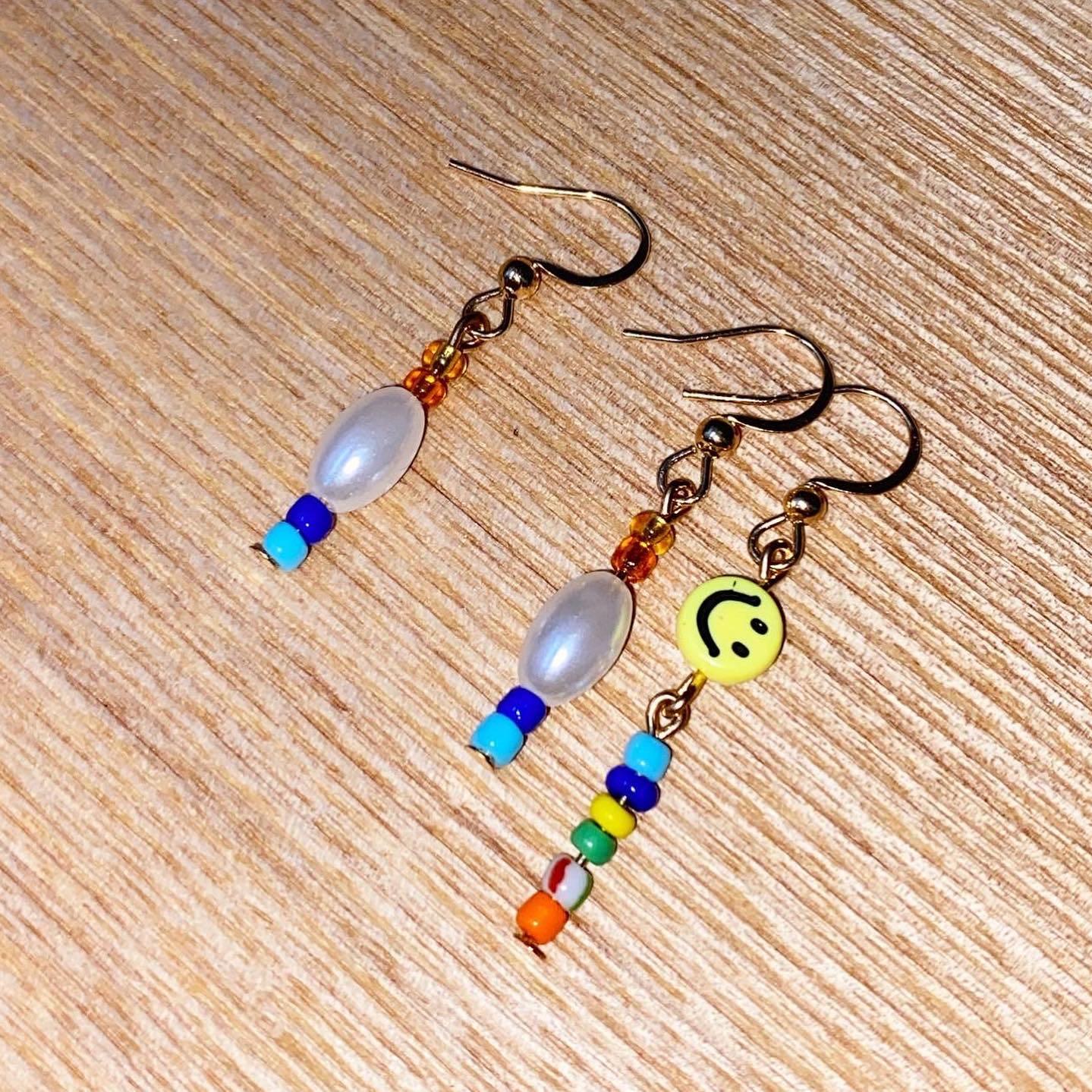 Handmade vintage earrings on sale