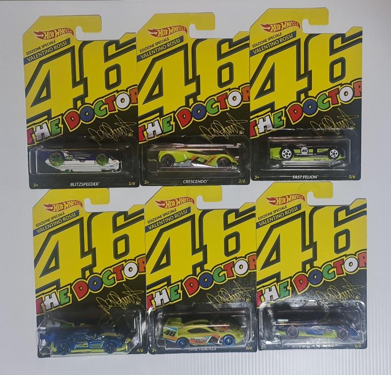 Hot Wheels Valentino Rossi The Doctor Time Tracker Special Edition #46 5/6