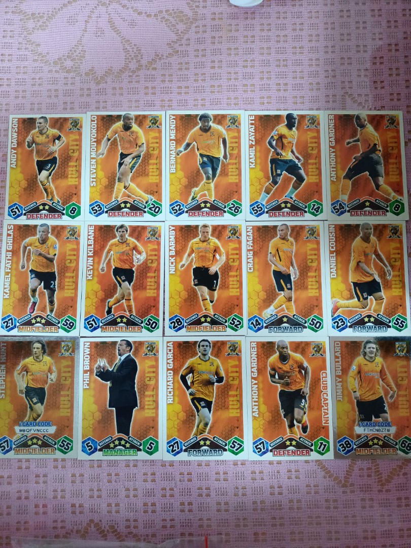 Hull City Match Attax Cards, Hobbies & Toys, Toys & Games on Carousell