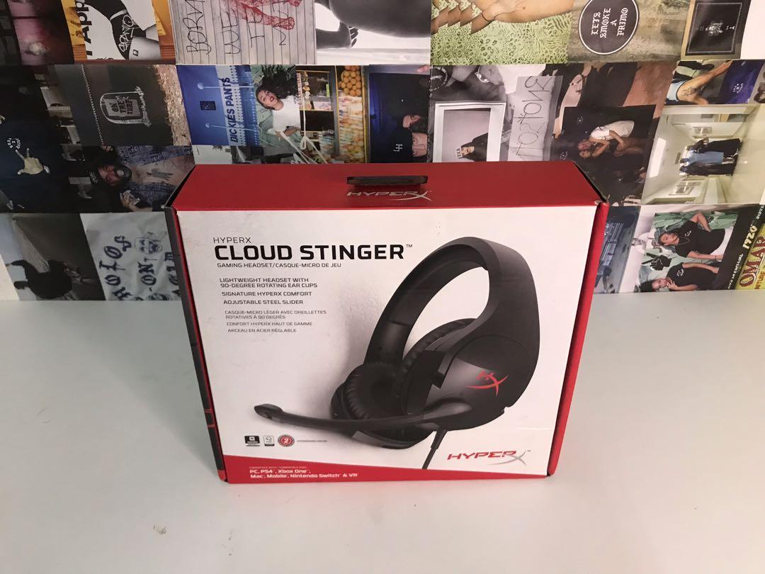 HyperX Cloud Stinger (Category: Virtual Reality) located in Sitiawan. Submitted by adaaamdanial (Listing ID 1148062002, Image 1). Description: Letting go my HyperX Cloud Stinger Condition 9/10 (well taken care of) Retail 2++.