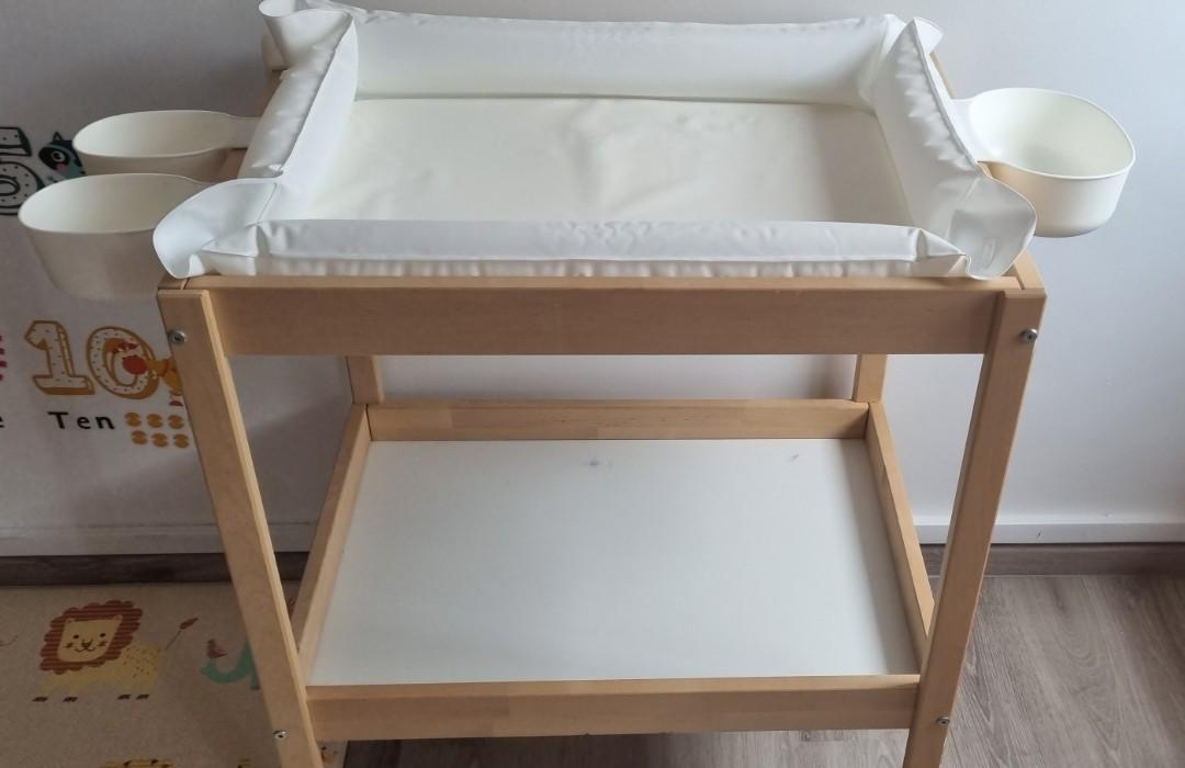 Ikea Change Table with accessories, Babies & Kids, Bathing & Changing
