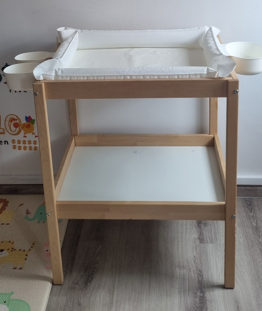 Ikea Change Table with accessories, Babies & Kids, Bathing & Changing