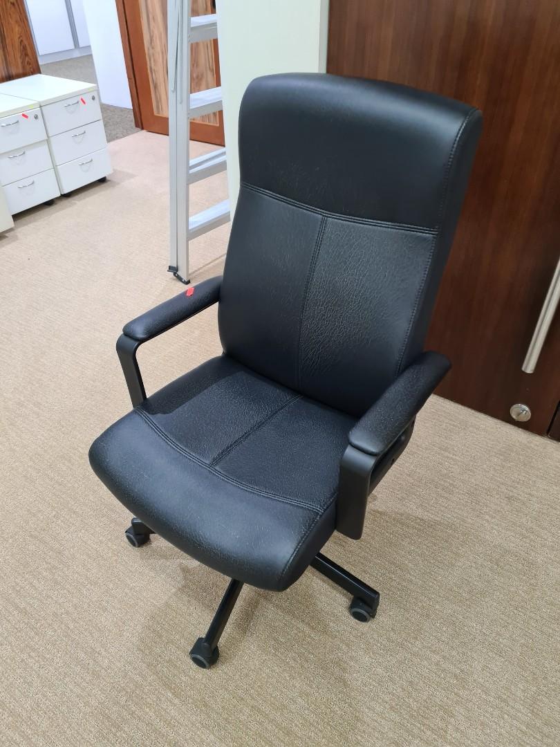 Ikea Malkolm office chair, Furniture & Home Living, Furniture, Chairs