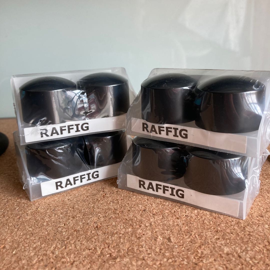 IKEA raffig curtain rod screw ends x4, Furniture & Home Living