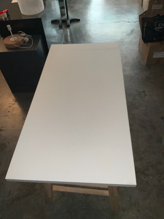 Ikea tabletop and Mittbach legs. One set. Negotiable, Furniture & Home Living, Furniture, Tables