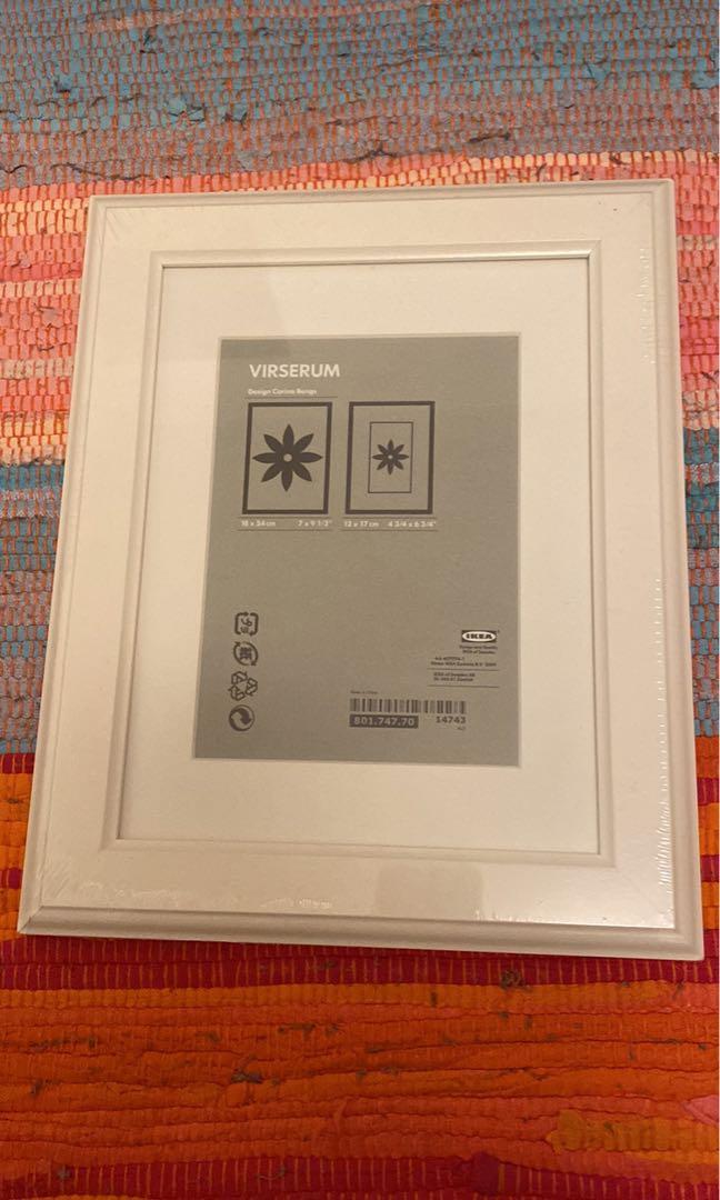Ikea virserum photo frame, 傢俬＆家居, 家居裝飾, 相架畫作 Carousell