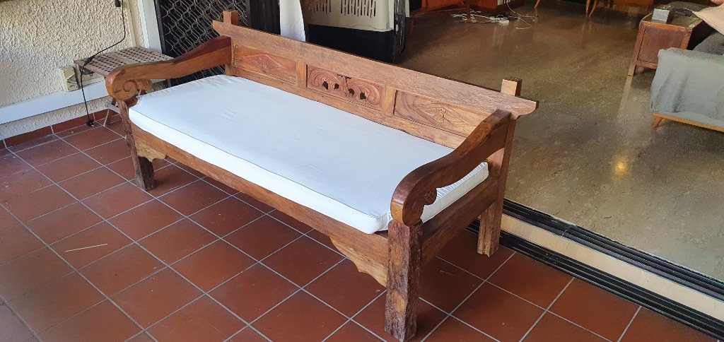 Indonesian teak deals daybed