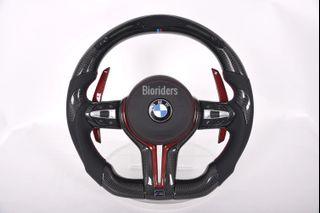BMW Audi Mazda Subaru Toyota  Honda Hyundai Mercedes with alcantara perforated Carbon Fiber Steering Wheel F07 F10 F11 F06 F12 F13 F25 F20  F21 F30 F31 F34 F32 F33 F36 F22 F23 E90 E91 E92 E93