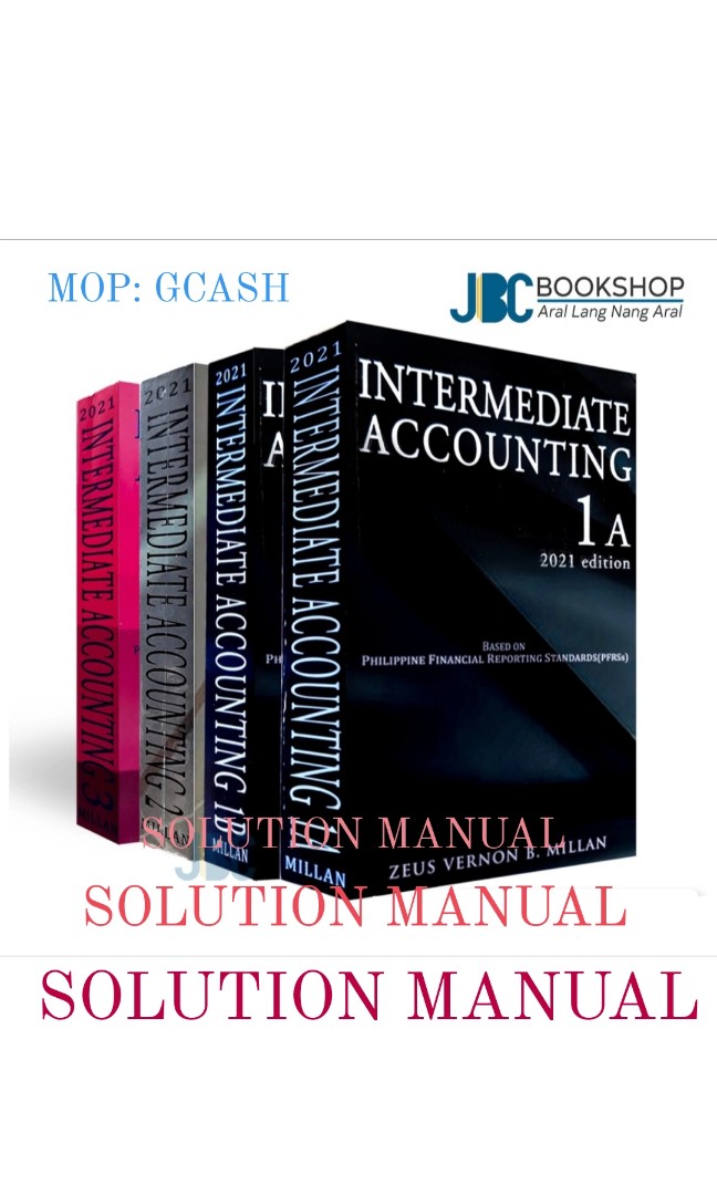 Intermediate Accounting 1A & 1B by Zeus B. Millan 2021 edition (SolMan