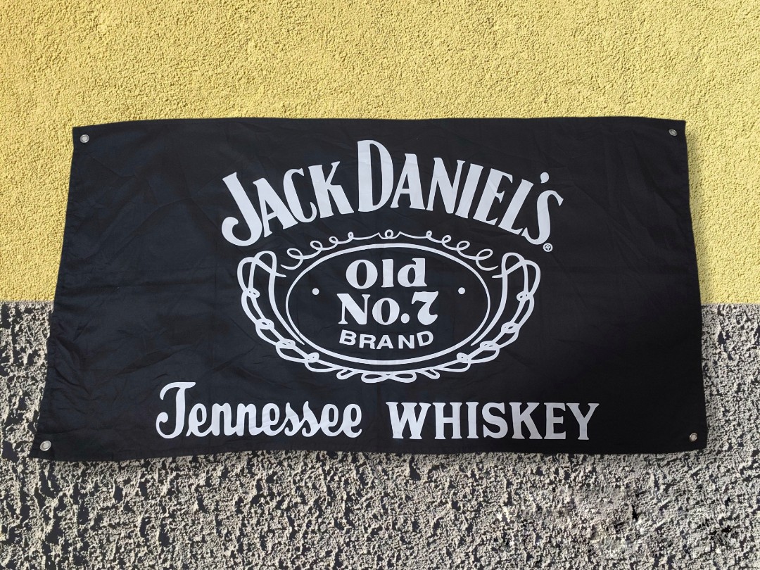 Jack Daniels Banner Flag, Furniture & Home Living, Home Decor, Wall ...