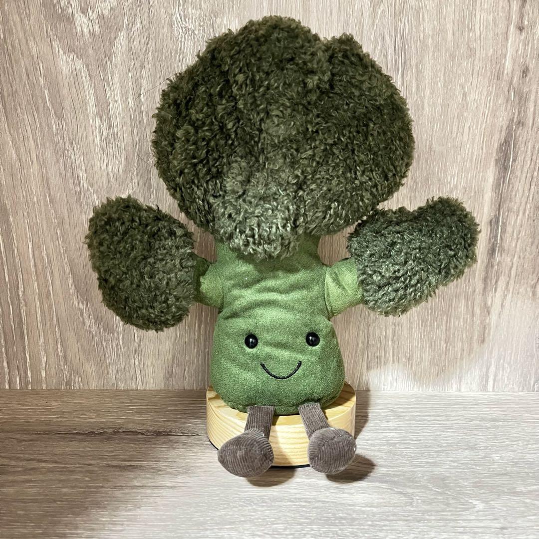 Jellycat Amuseable Broccoli Amuseable Cauliflower, Hobbies & Toys, Toys & Games on Carousell
