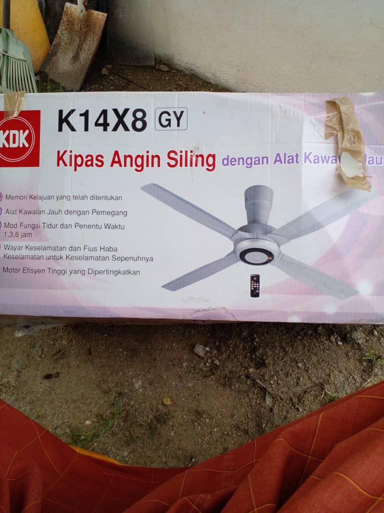 Kipas siling kdk 5bilah, TV & Home Appliances, Water Heater & Instant
