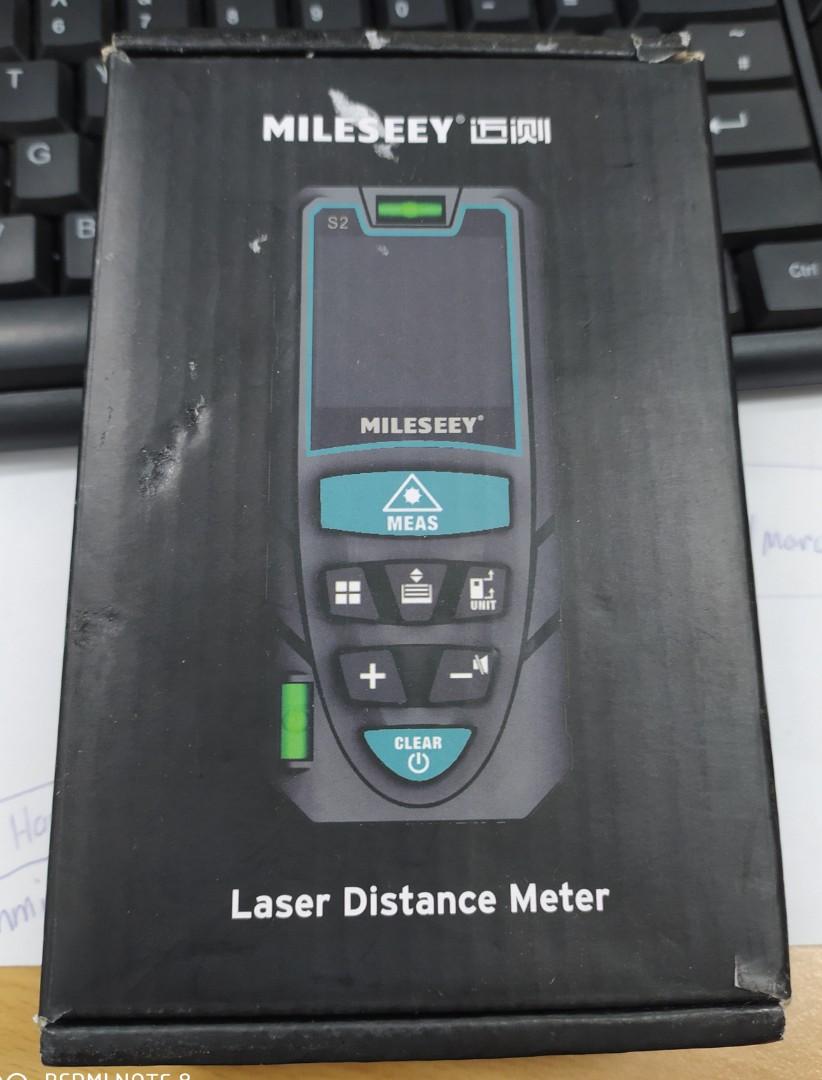 Laser Measure, RockSeed 165 Feet Digital Laser Distance Meter with 2 Bubble  Levels,M/in/Ft Unit Switching Backlit LCD and Pythagorean Mode, Measure