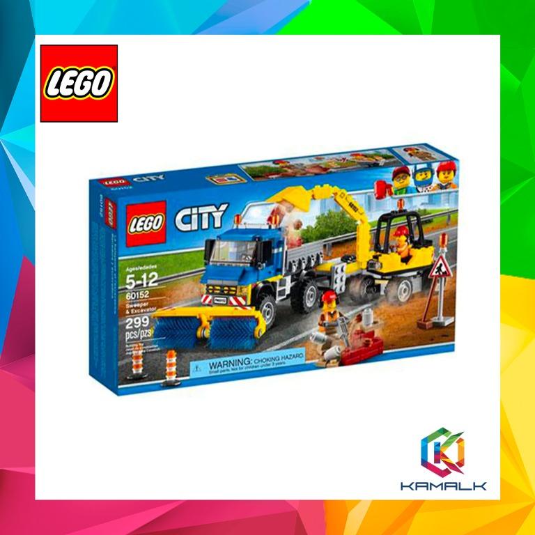 Lego city sweeper & excavator 60152 discount