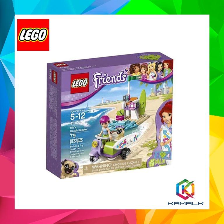 Lego friends 2025 mia's beach scooter