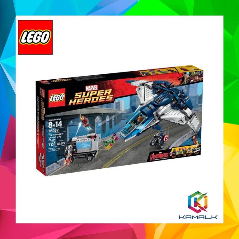 Lego Marvel Super Heroes The Avengers Quinjet City Chase 76032
