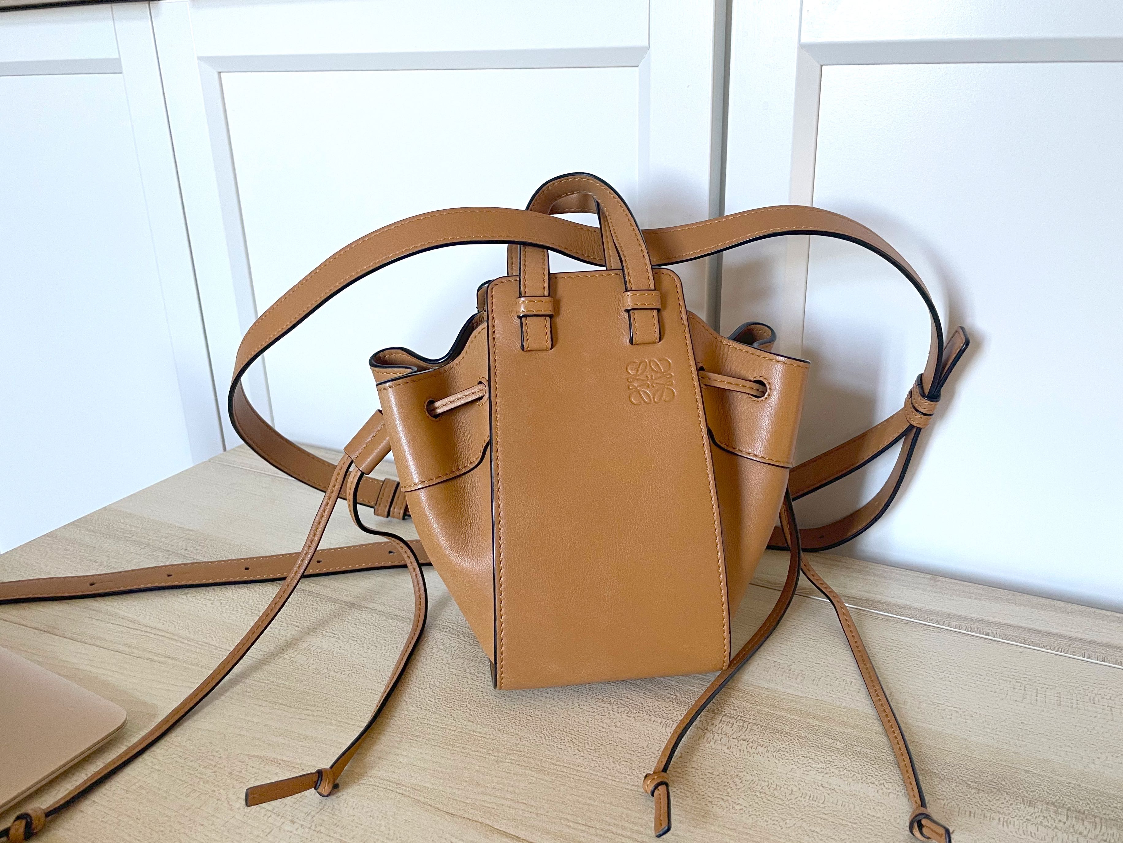 Loewe mini hammock tan brown Carousell
