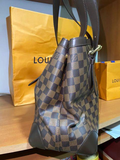 louis vuitton damier ebene hampstead pm very nicely kept bag