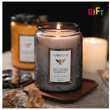 40hr GARDENIA & COCONUT Triple Scented Natural Candle LUXURIOUS FRAGRANCE Gift