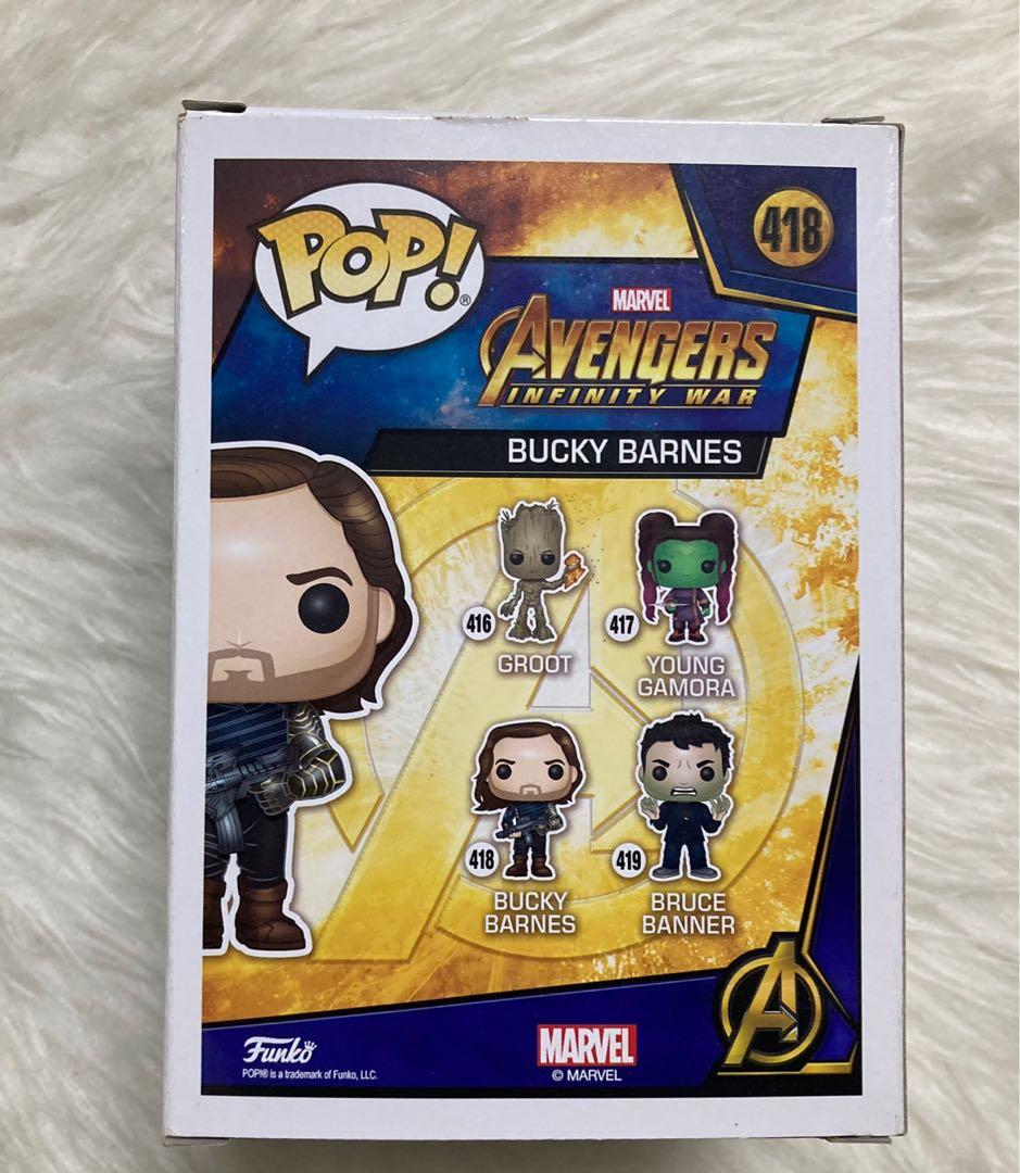 Infinity war best sale bucky funko pop
