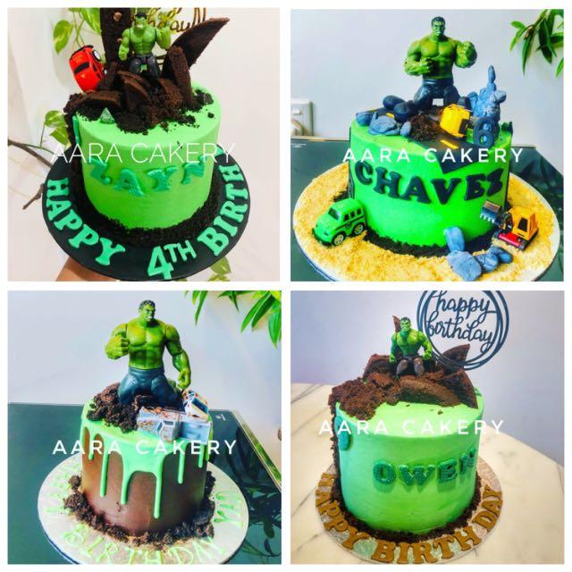 Hulk Fist PRE CUT 4” Edible Icing Logo Birthday Cake Topper Decoration –  House of Cakes