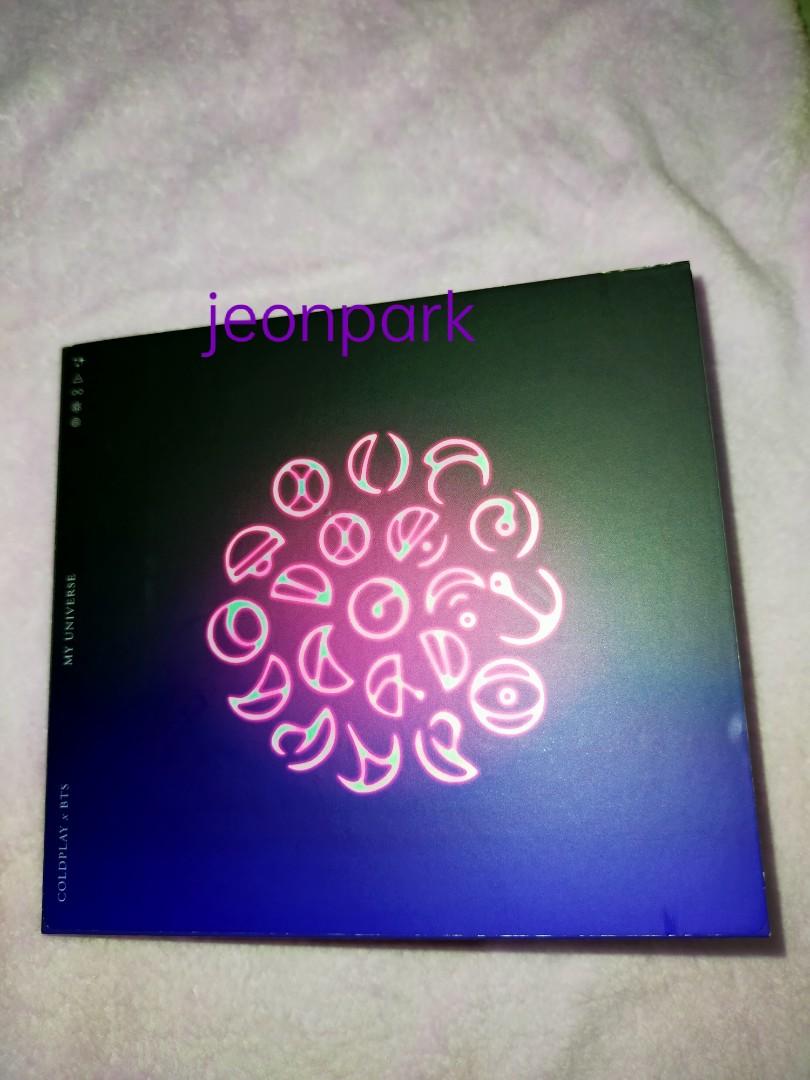 MY UNIVERSE CD SINGLE FIRST VERSION (ORIGINAL) (Category: CDs & DVDs) located in Quezon City. Submitted by jeonpark__bns (Listing ID 1148011483, Image 1). Description: WTS LFB PH ON HAND MY UNIVERSE CD SINGLE FIRST EDITION (ORIGINAL) Php 500.00 (my buying price too) DOP: within 3 days RFS: This one is my extra MU CD that just arrived from one of my pasabuys. dm me 💜 🏷️ bts coldplay my universe cd.