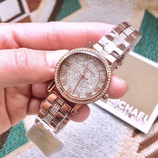 NEW Michael Kors Petite Norie Stainless Steel Ladies Watch MK3776