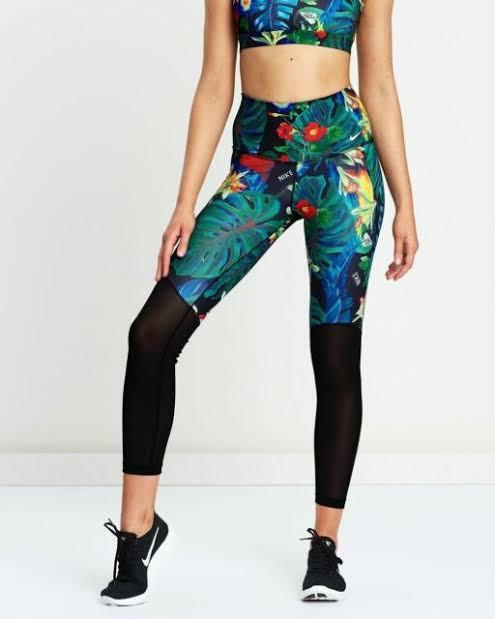 Nike Power Legendary Hight Rise Floral 