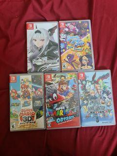 Nintendo Switch games for sale or trade