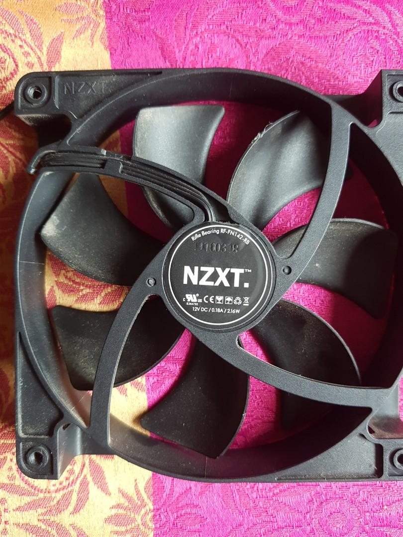 NZXT PC case fans NONRGB (2×120mm, 1×140mm), Computers & Tech, Parts