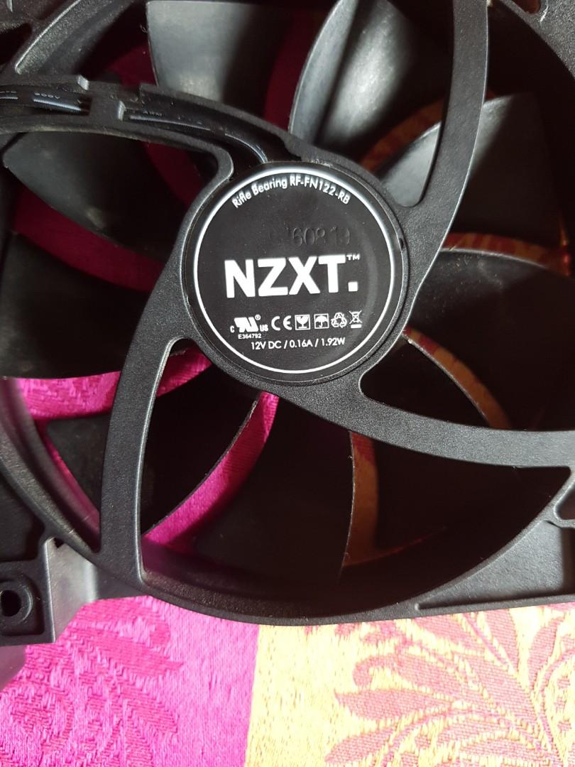 NZXT case fans (2×120mm, 1×140mm), Computers & Tech, Parts