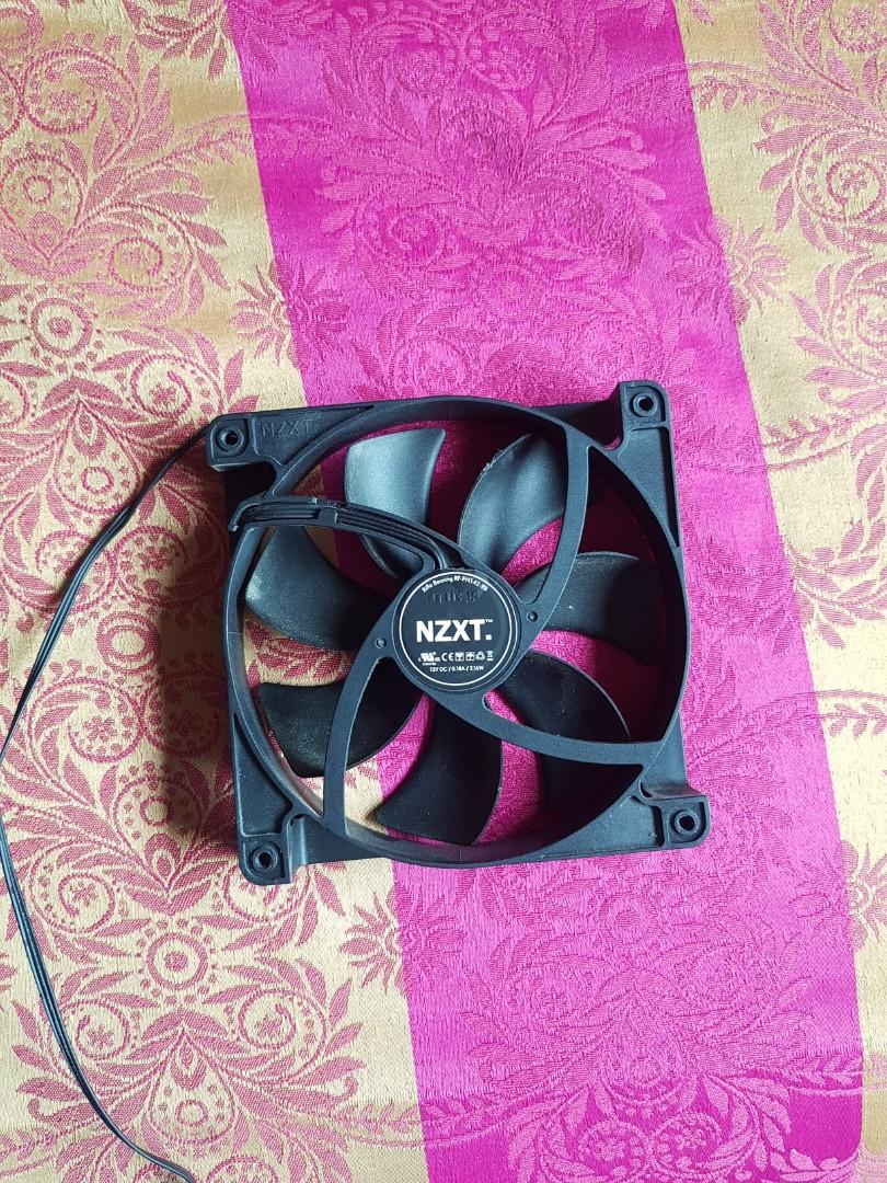 NZXT case fans (2×120mm, 1×140mm), Computers & Tech, Parts