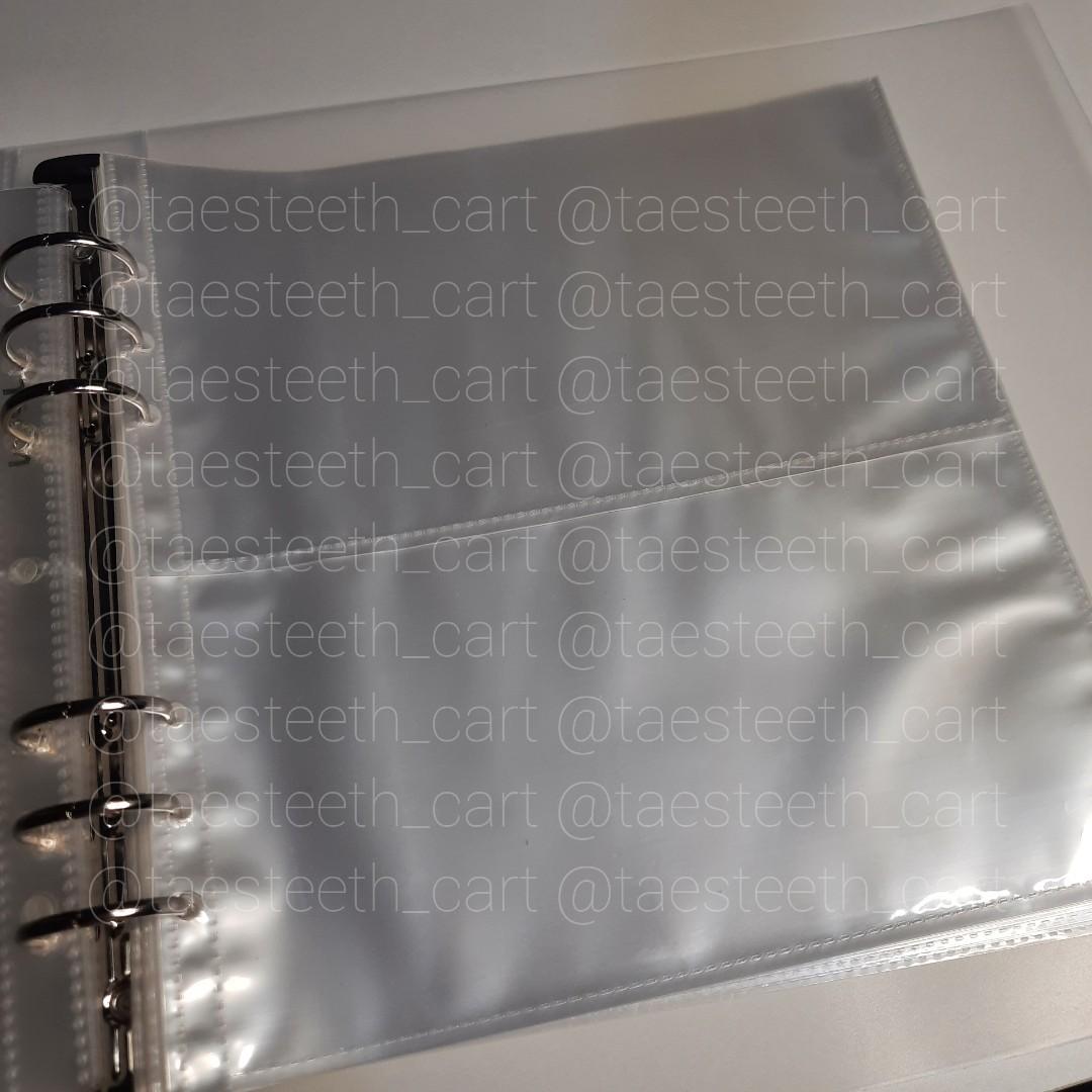 (ONHAND) Used BeonD A5 Wide 6hole Binder with pocket sleeves Photocard