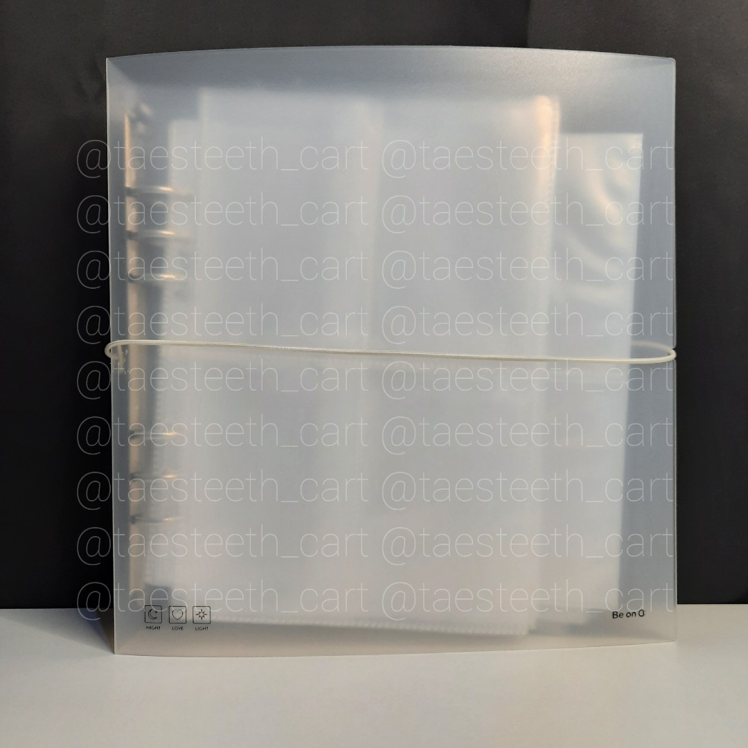 (ONHAND) Used BeonD A5 Wide 6hole Binder with pocket sleeves Photocard