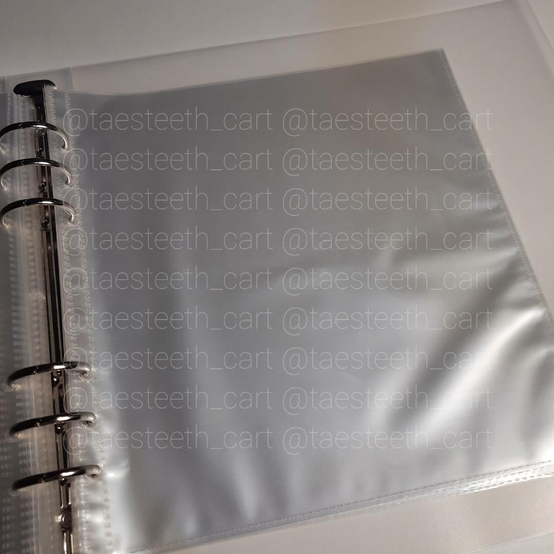 (ONHAND) Used BeonD A5 Wide 6hole Binder with pocket sleeves Photocard