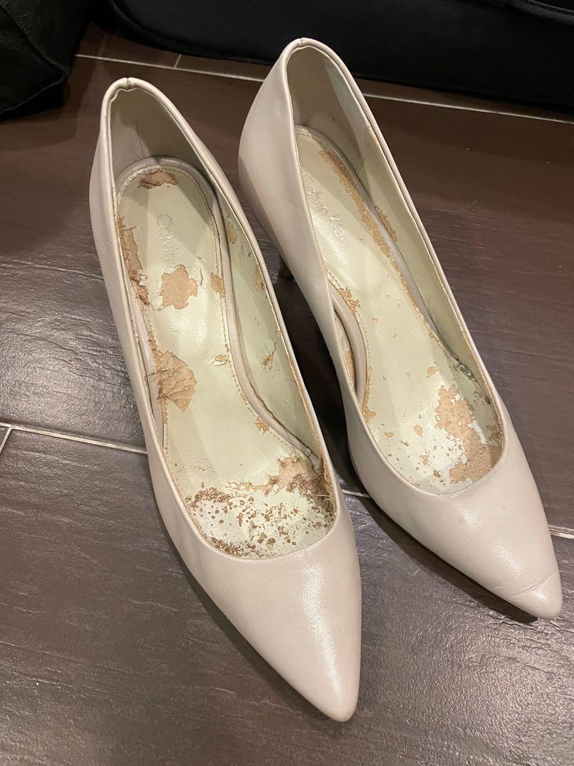 Calvin klein top nude heels