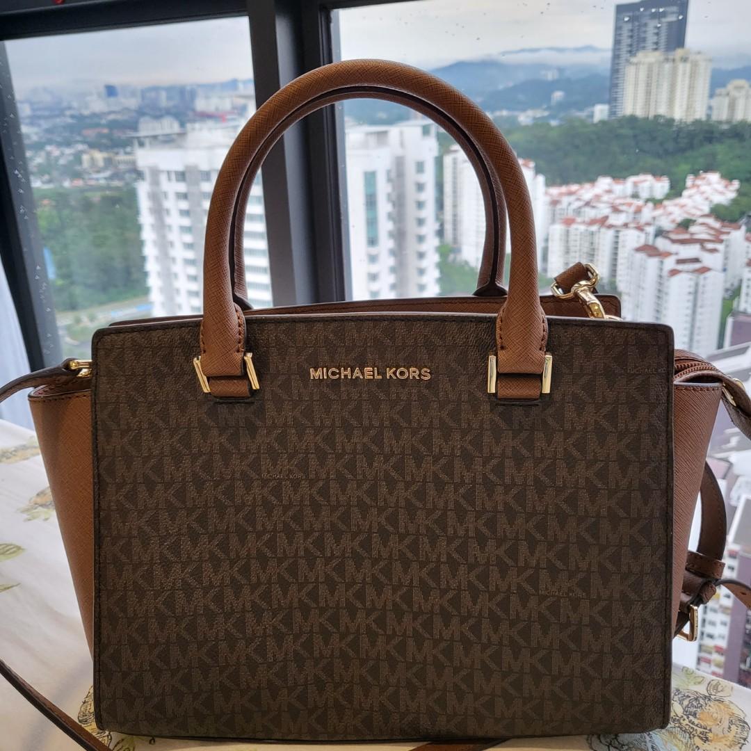 Mk tote bag, Luxury, Bags & Wallets on Carousell