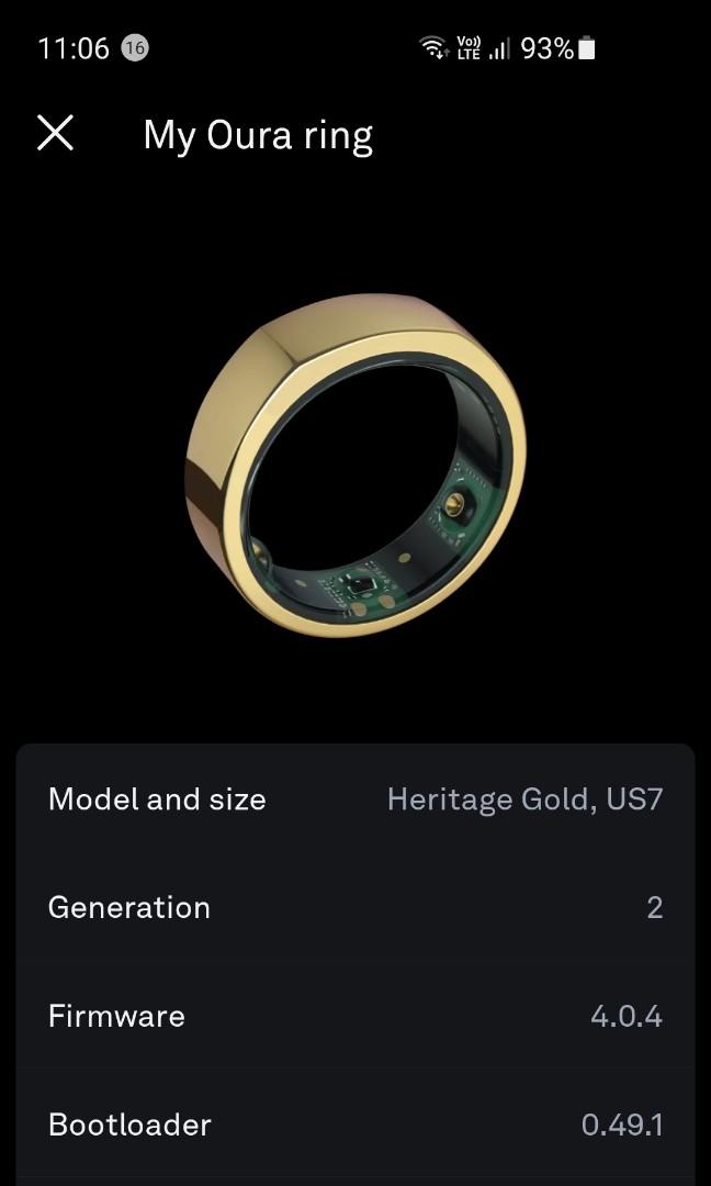 在庫残りわずか Oura Ring Gen 2 Heritage Gold US7 | www.happychild.co