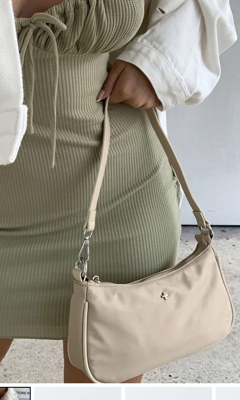Peta & jain discount piper bag beige nylon