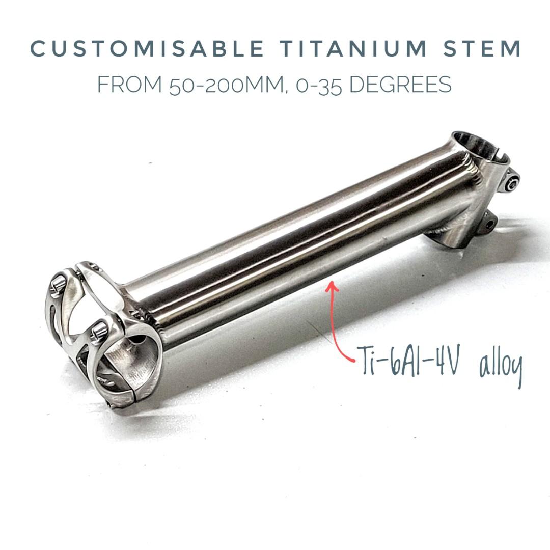 Titanium discount road stem