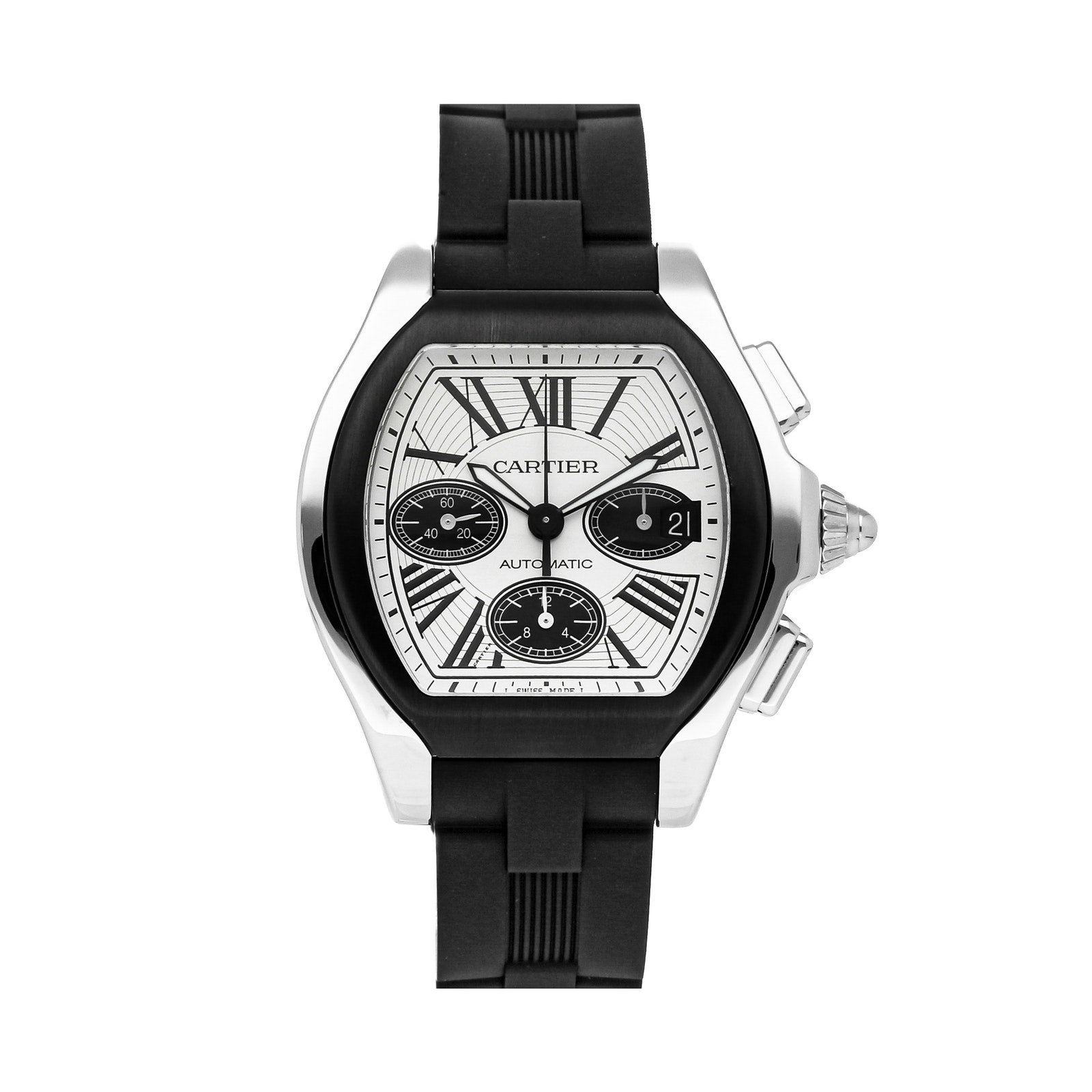 Pre Owned Cartier Roadster Chronograph XL W6206020 Luxury