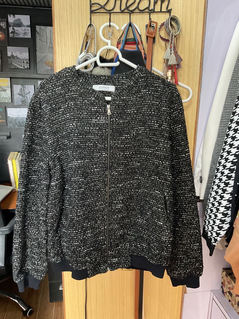 PROMOD Bomber Jacket, Women's Fashion, Coats, Jackets and Outerwear on Carousell