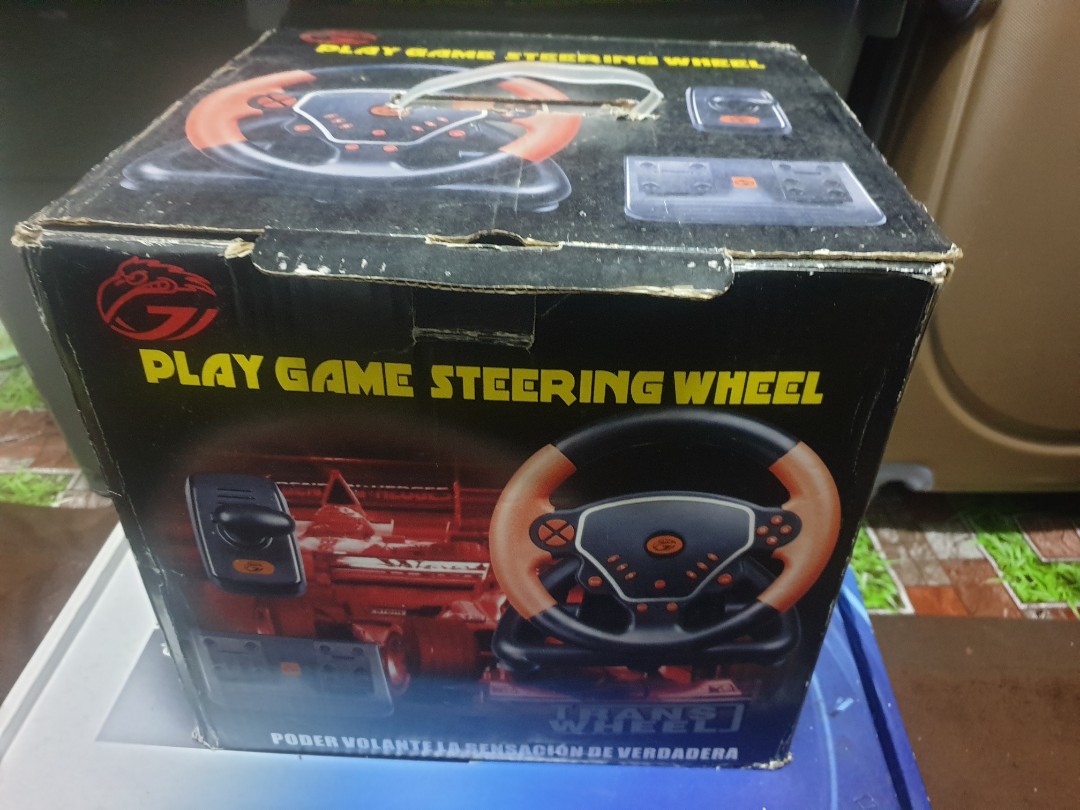 Ps2 steering wheel, Video Gaming, Video Game Consoles, PlayStation on