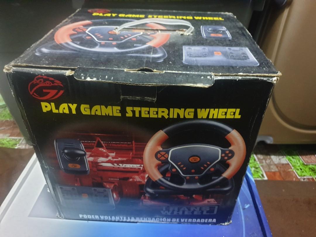 Ps2 steering wheel, Video Gaming, Video Game Consoles, PlayStation on